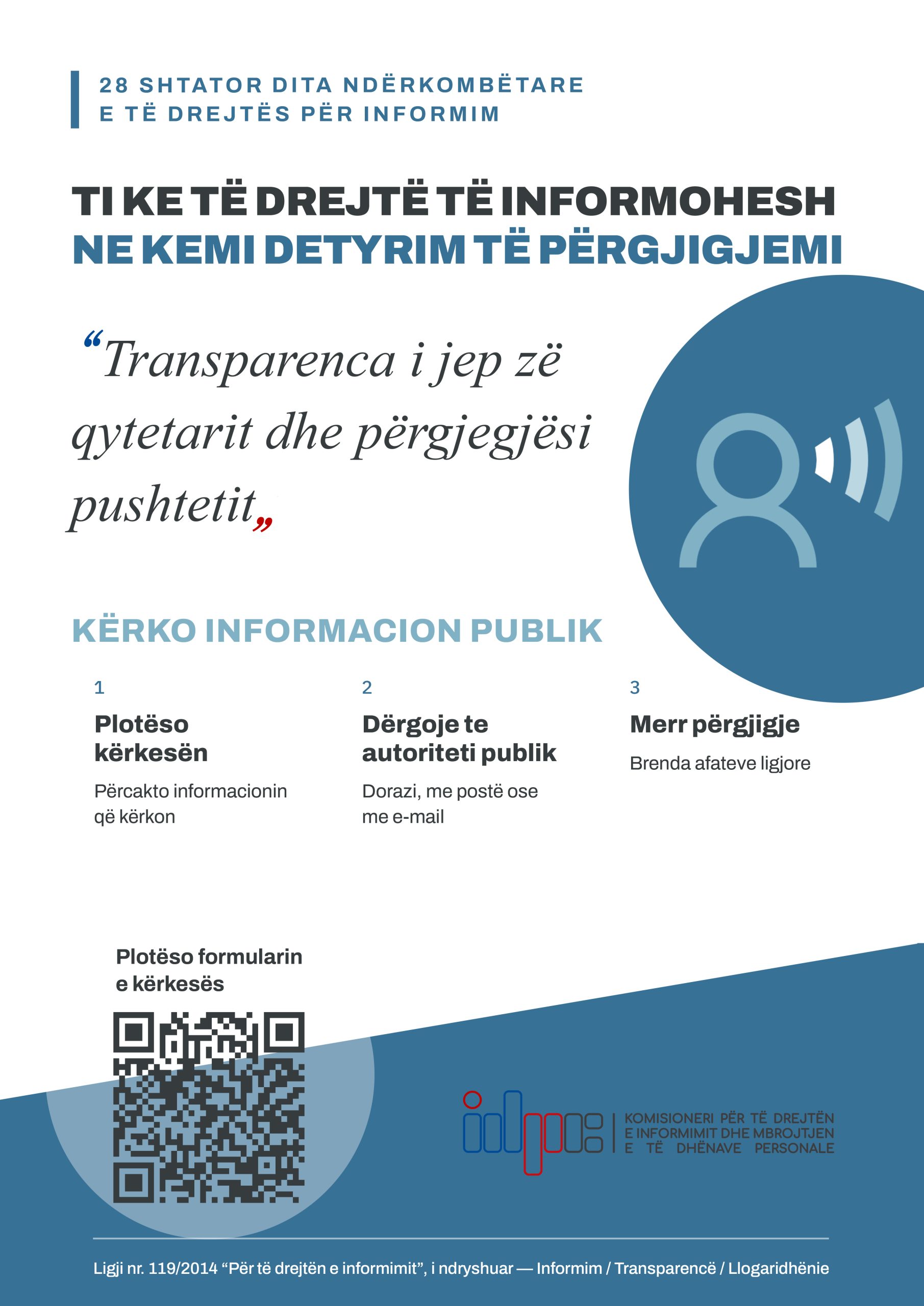 28 Shtator - Dita Ndërkombëtare e të Drejtës për Informim